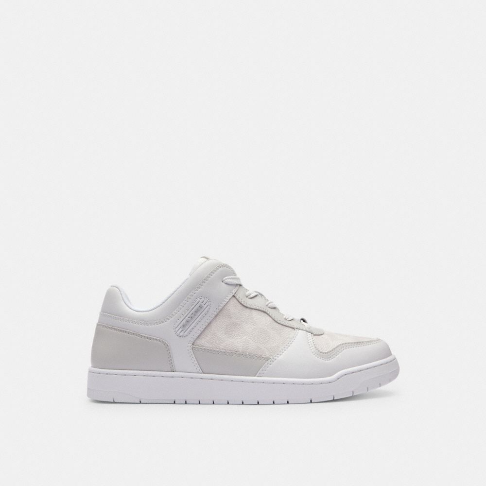 Coach C201 Sneaker In Signature Canvas Blancas | COH866786