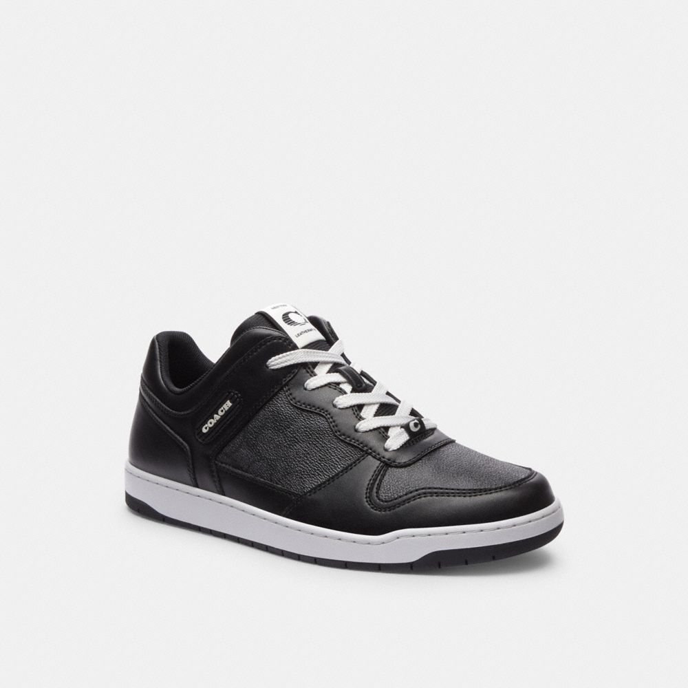 Coach C201 Sneaker In Signature Canvas Negras | COH866804