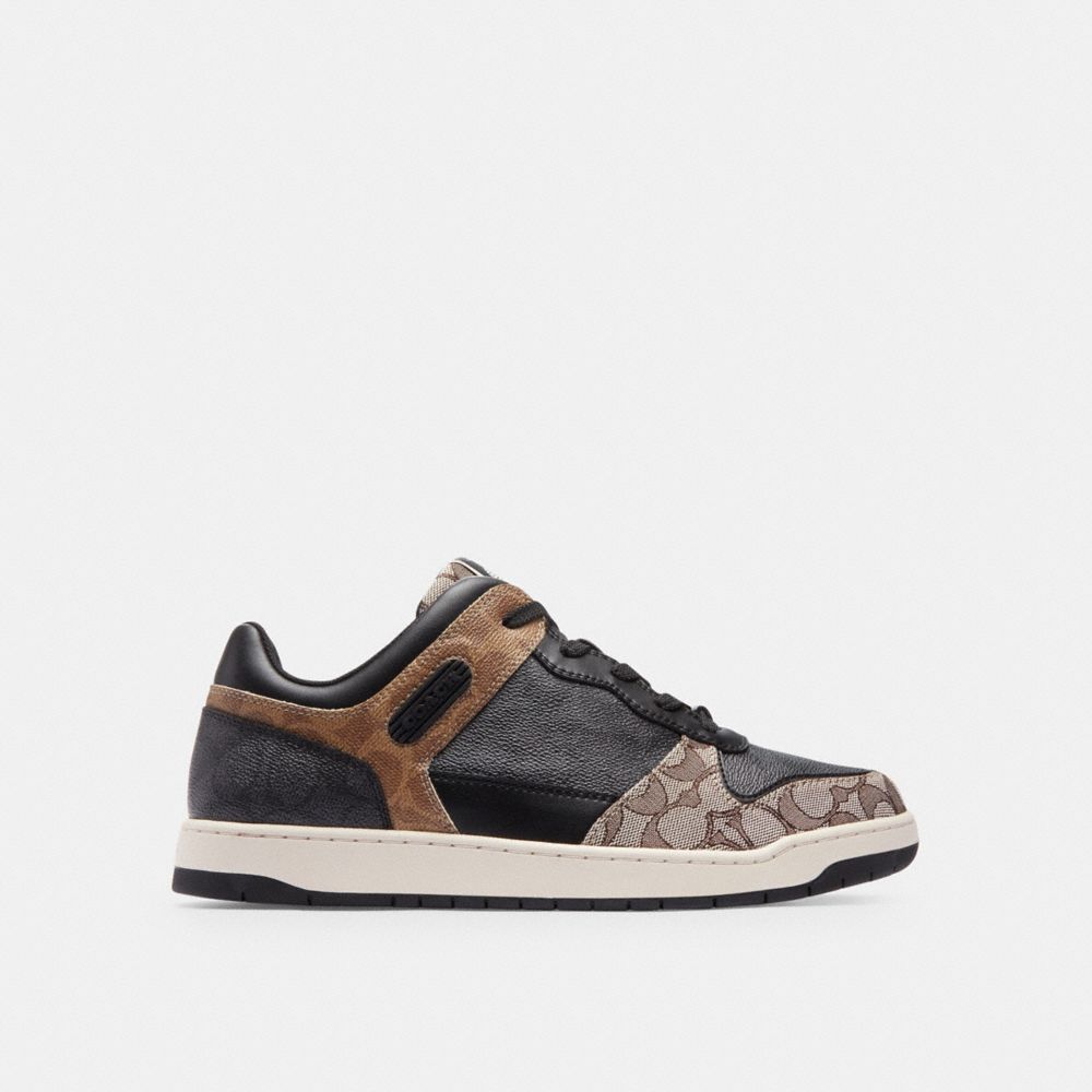 Coach C201 Sneaker In Signature Negras | COH866805