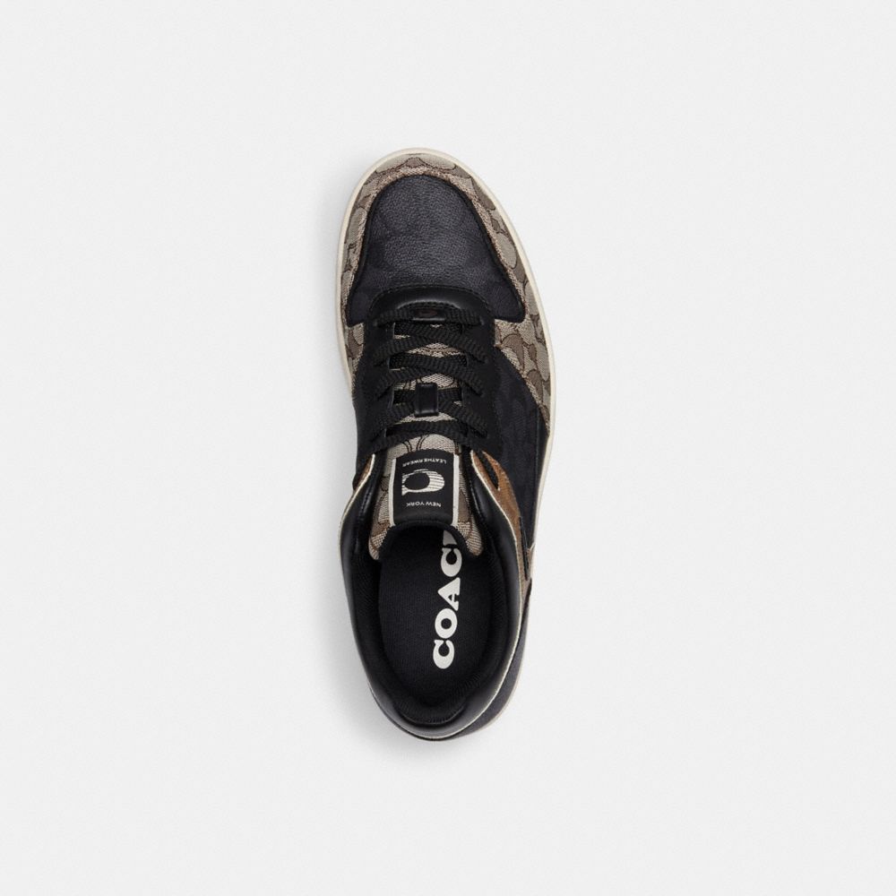 Coach C201 Sneaker In Signature Negras | COH866805