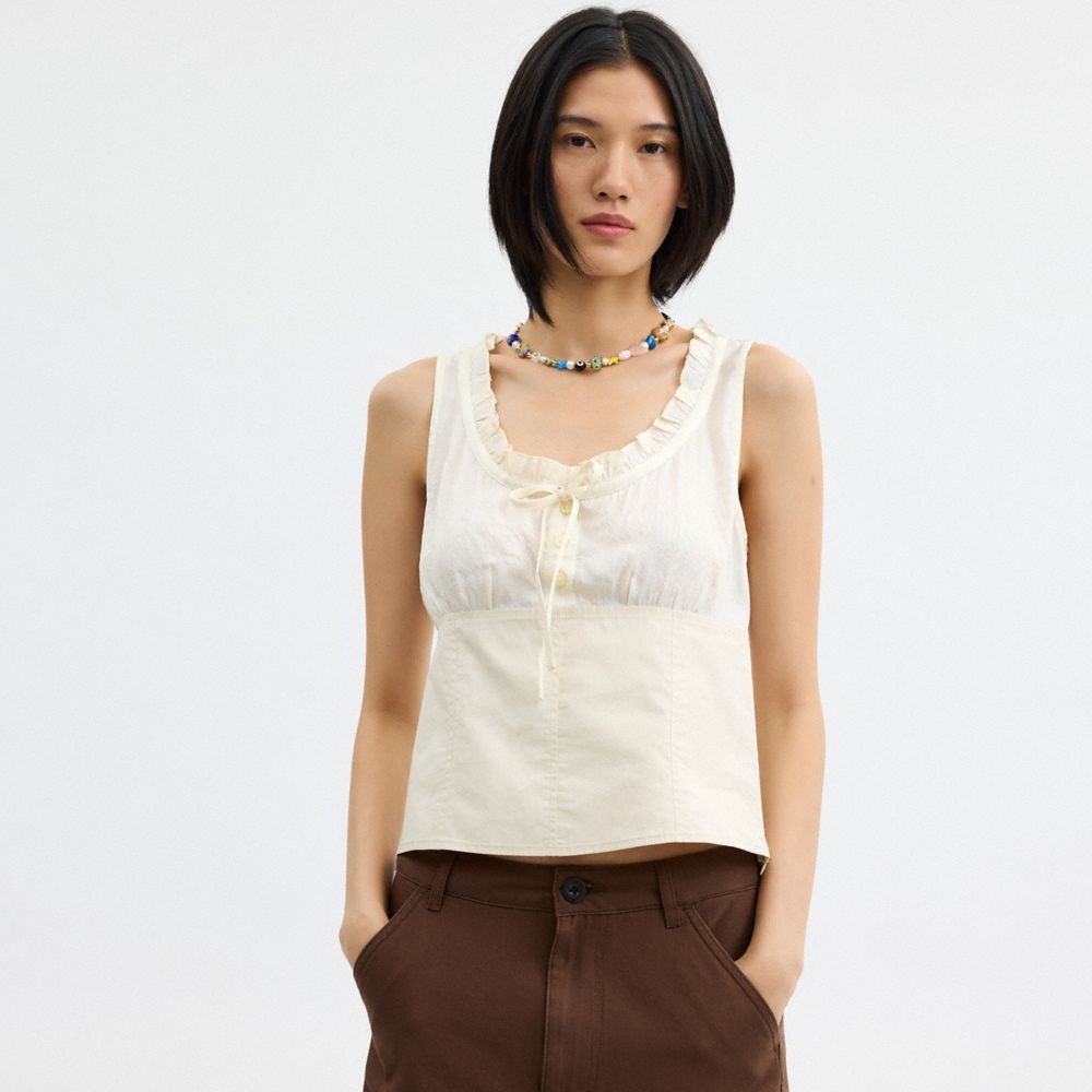 Coach Cargo Top Creme | COH866016