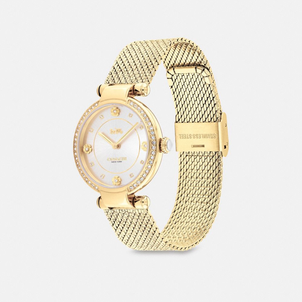 Coach Cary Watch, 34 Mm Doradas | COH866248