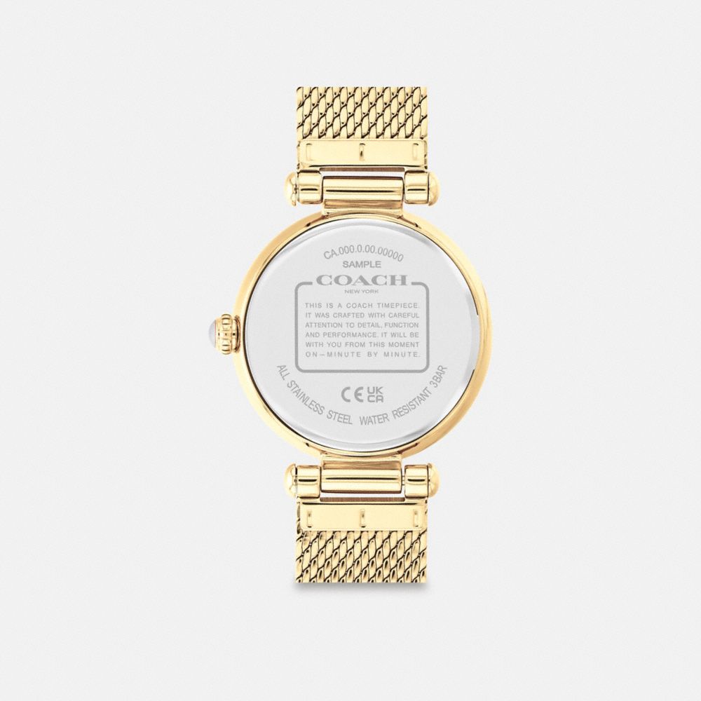 Coach Cary Watch, 34 Mm Doradas | COH866248