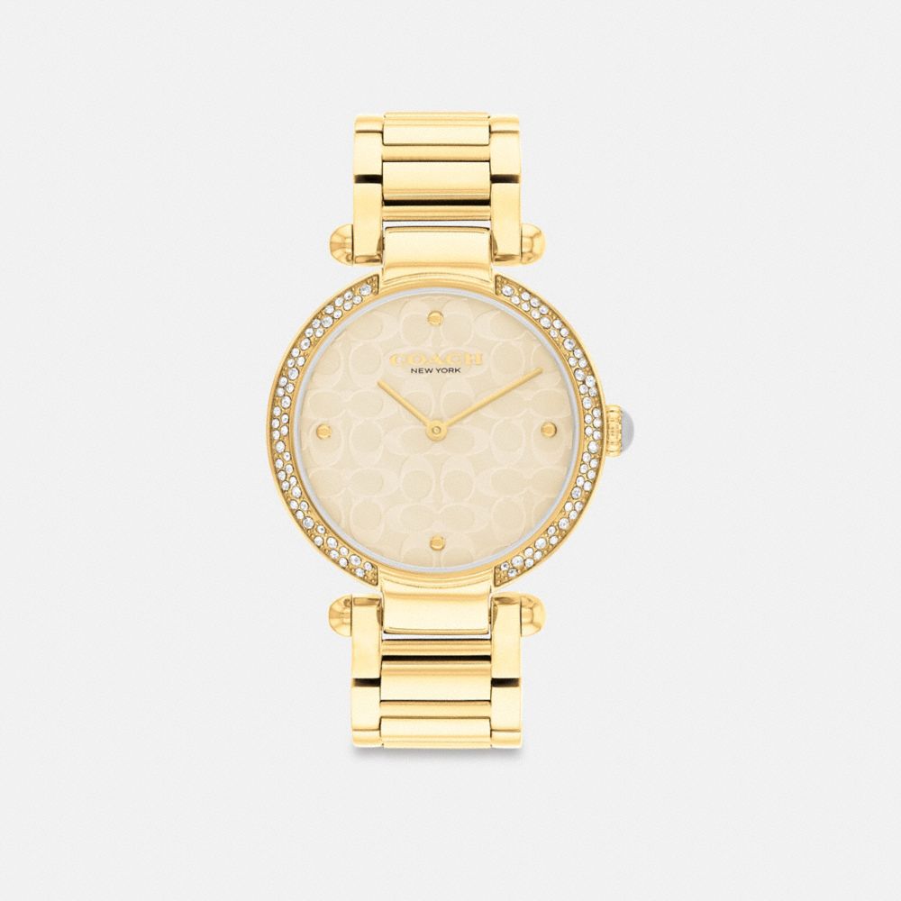 Coach Cary Watch, 34 Mm Doradas | COH866280