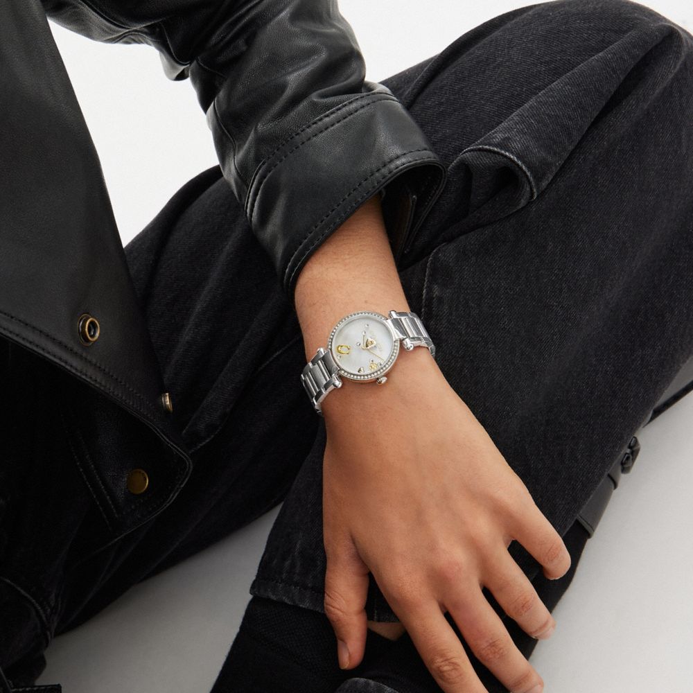 Coach Cary Watch, 34 Mm Gris | COH866281