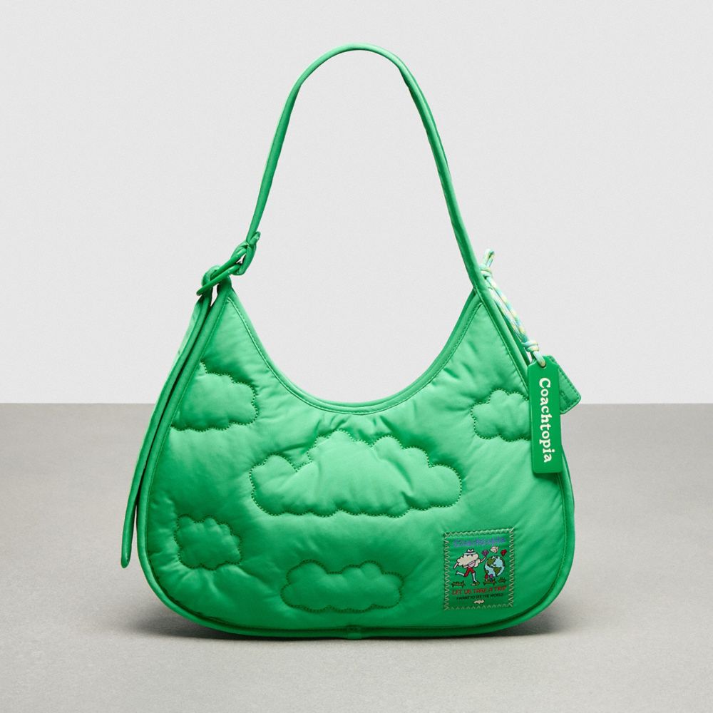 Coach Coachtopia Loop Ergo Bag With Cloud Quilting Verde | COH865114