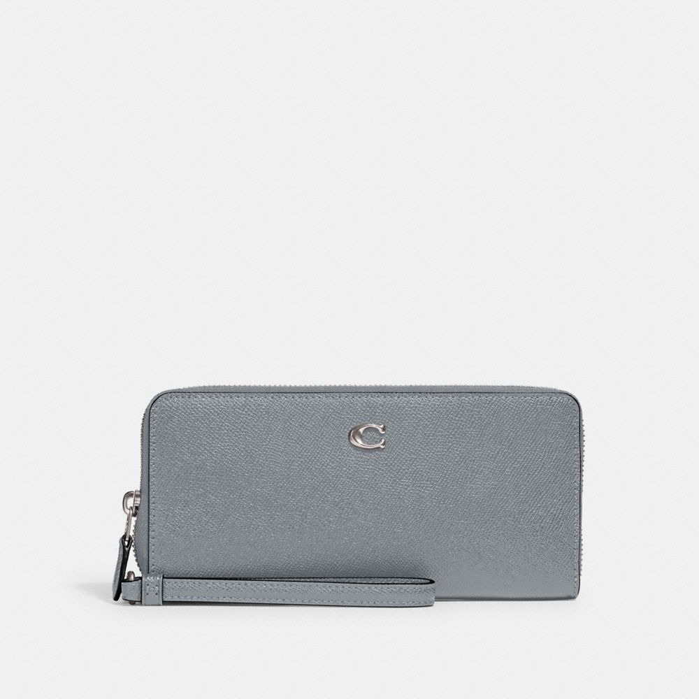 Coach Continental Wallet Plateadas Gris Azules | COH865516