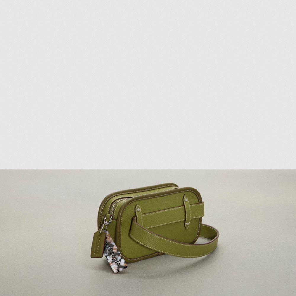 Coach Crossbody Convertible Belt Bag In Coachtopia Leather Verde Oliva Verde | COH864815