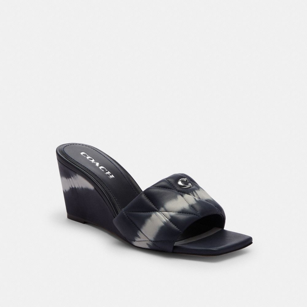 Coach Emma Wedge With Tie Dye Azul Marino | COH865753