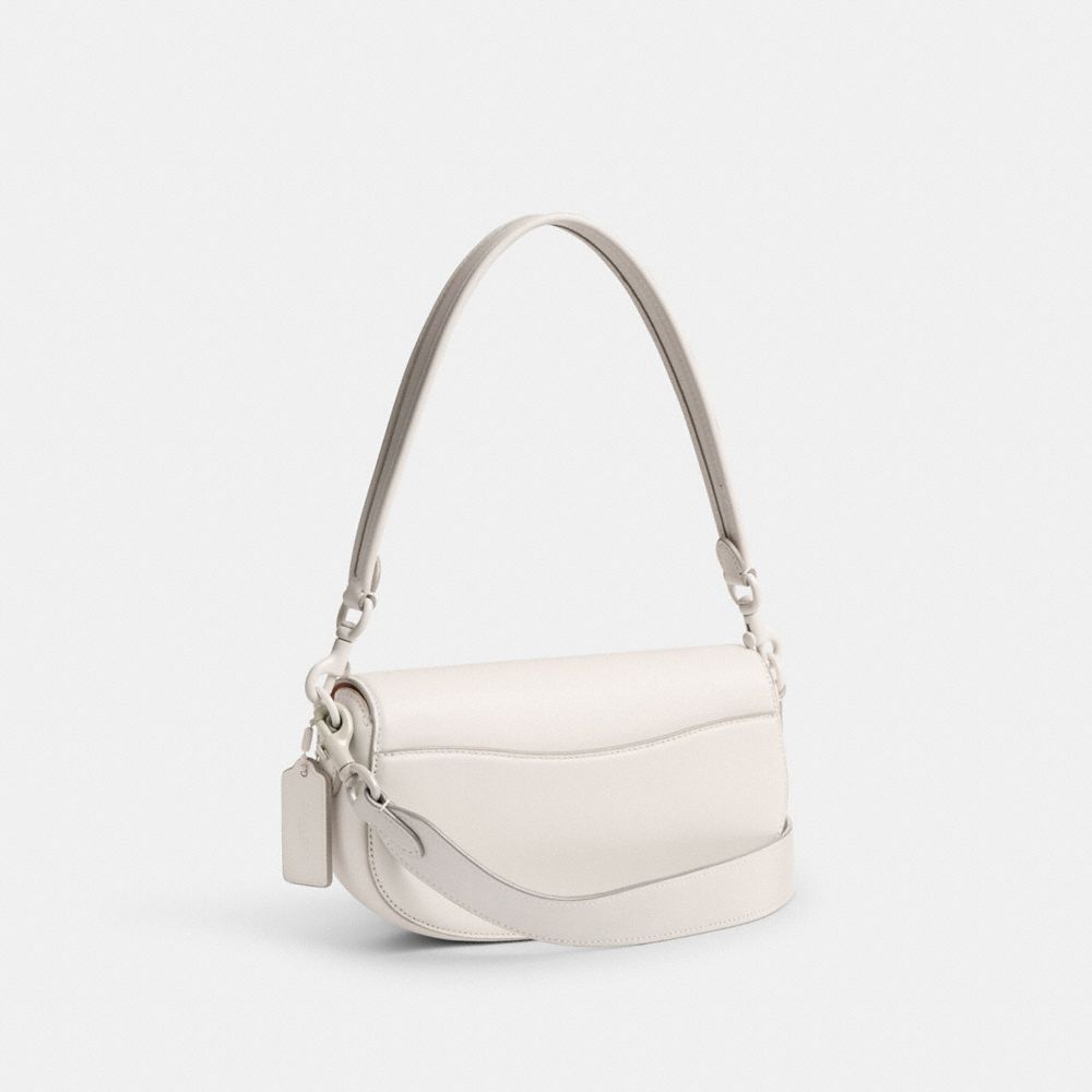 Coach Emmy Saddle Bag 23 Plateadas | COH864819