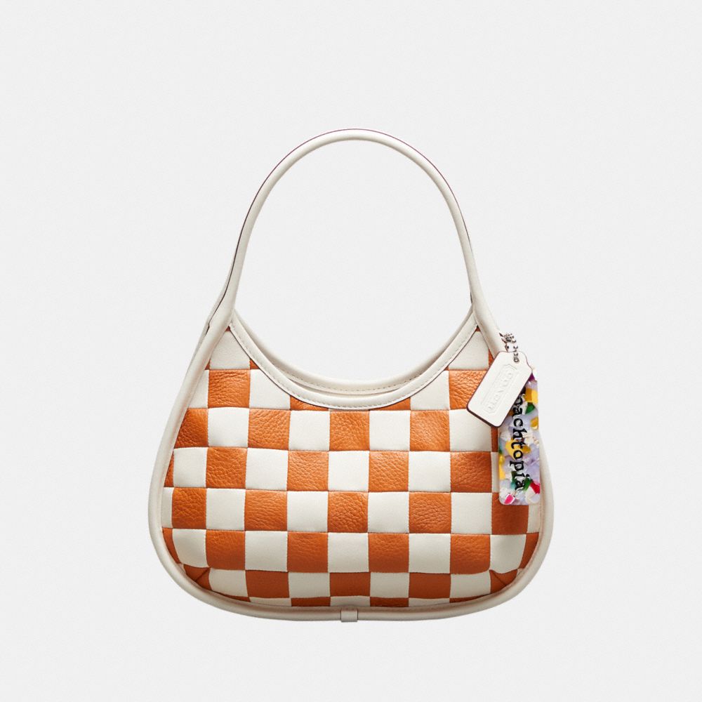 Coach Ergo Bag In Checkerboard Patchwork Upcrafted Leather Naranjas | COH864904