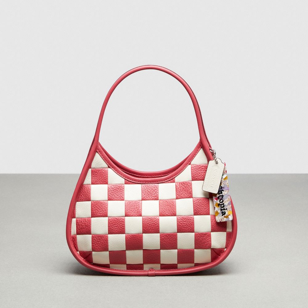 Coach Ergo Bag In Checkerboard Patchwork Upcrafted Leather Rosas | COH864765