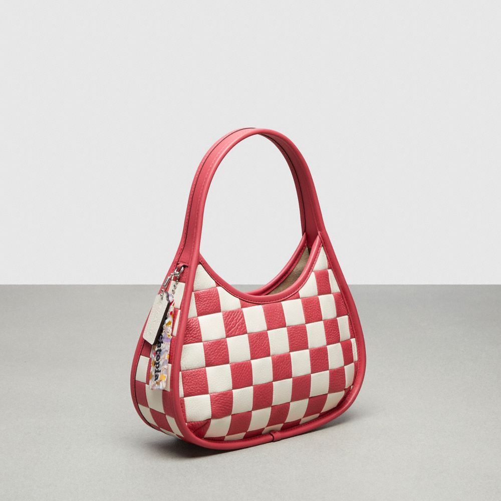 Coach Ergo Bag In Checkerboard Patchwork Upcrafted Leather Rosas | COH864765