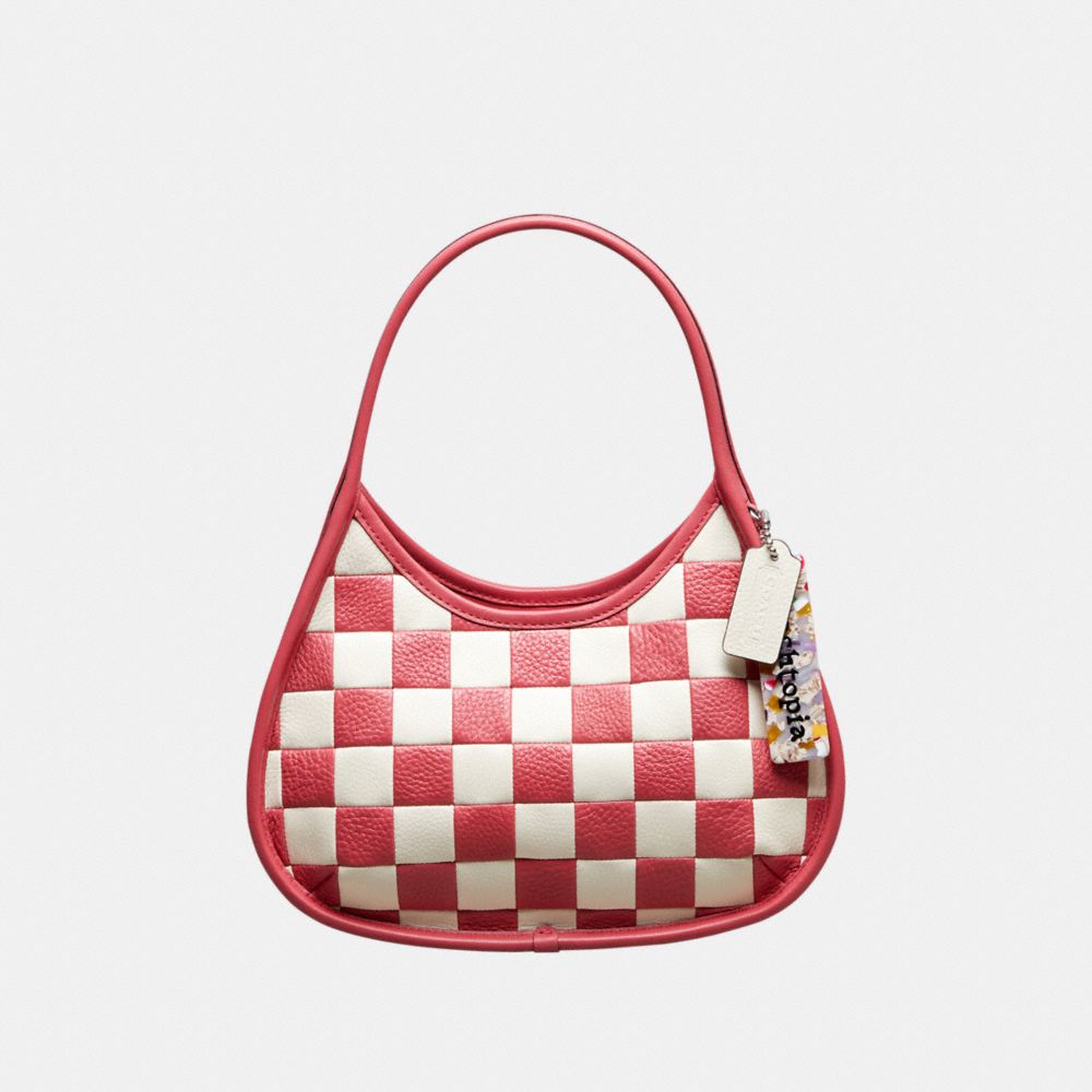 Coach Ergo Bag In Checkerboard Patchwork Upcrafted Leather Rosas | COH864765