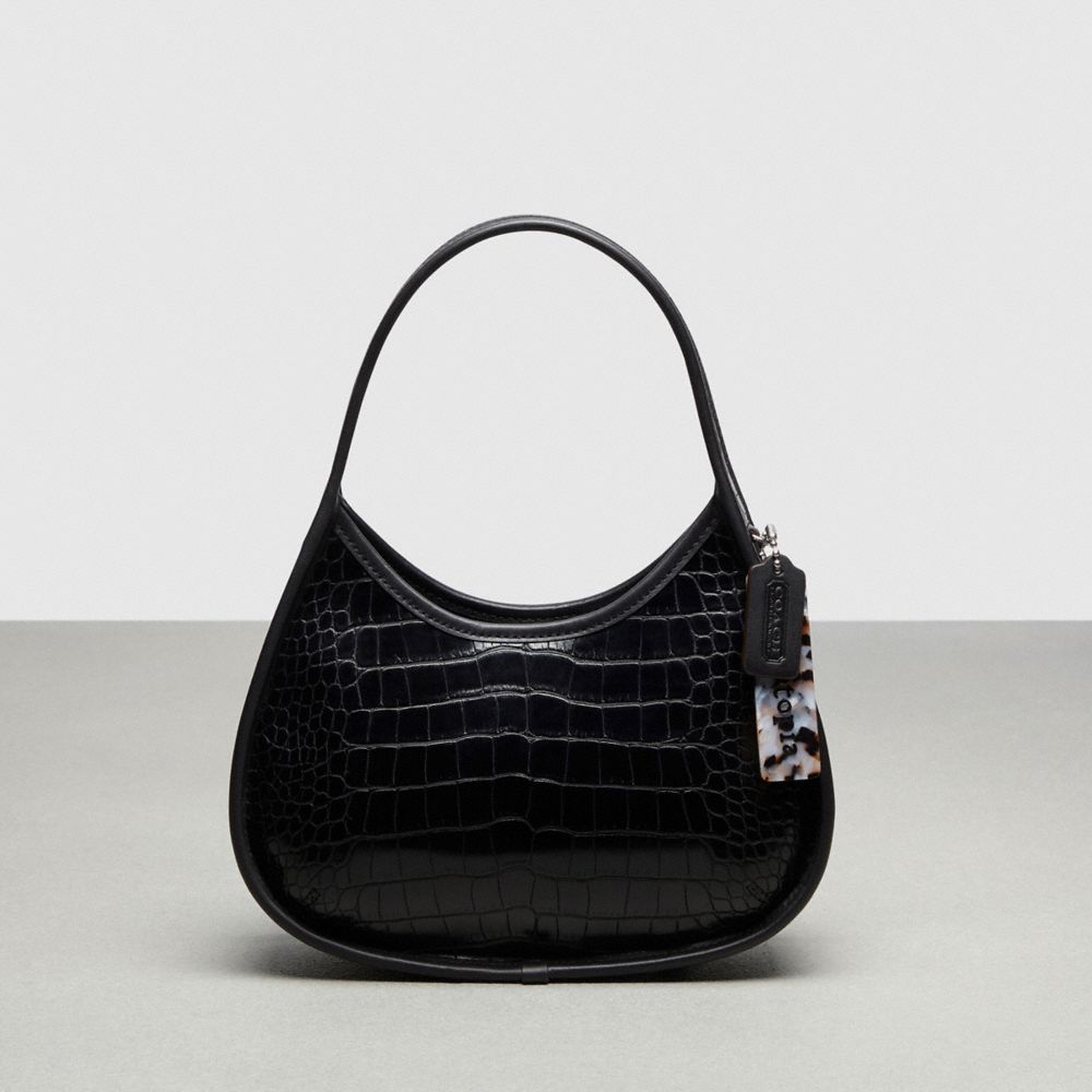 Coach Ergo Bag In Croc Embossed Coachtopia Leather Negras | COH864972