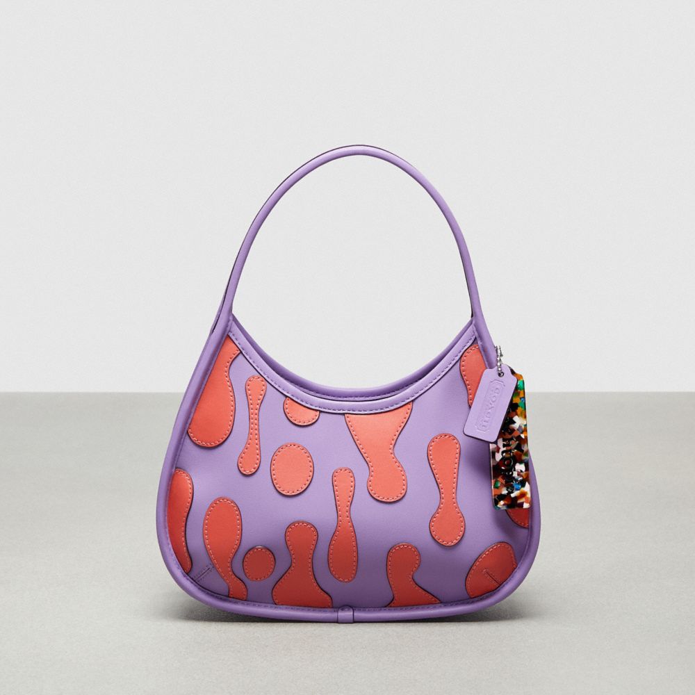 Coach Ergo Bag With Lava Appliqué In Upcrafted Leather Purple/Red | COH864823