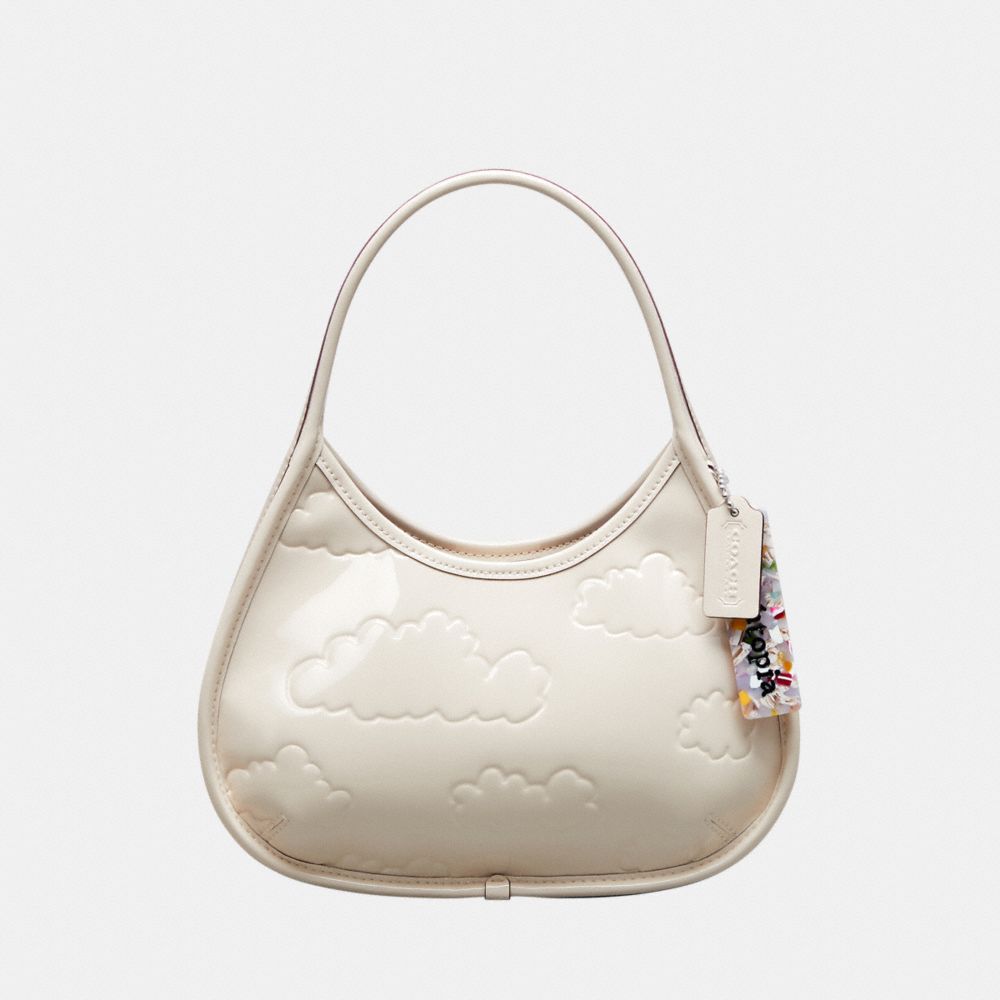 Coach Ergo In Crinkled Patent Coachtopia Leather: Embossed Cloud Print Beige | COH864911