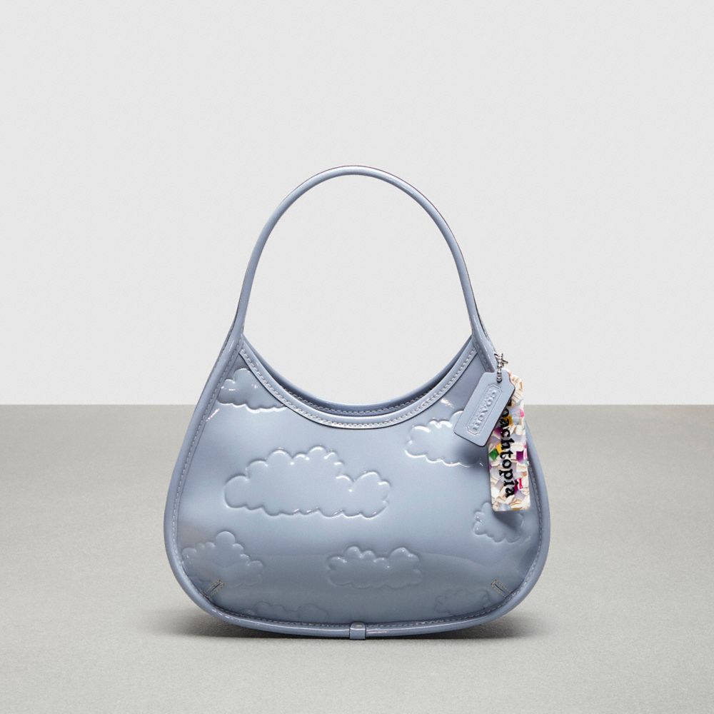 Coach Ergo In Crinkled Patent Coachtopia Leather: Embossed Cloud Print Azules | COH864814