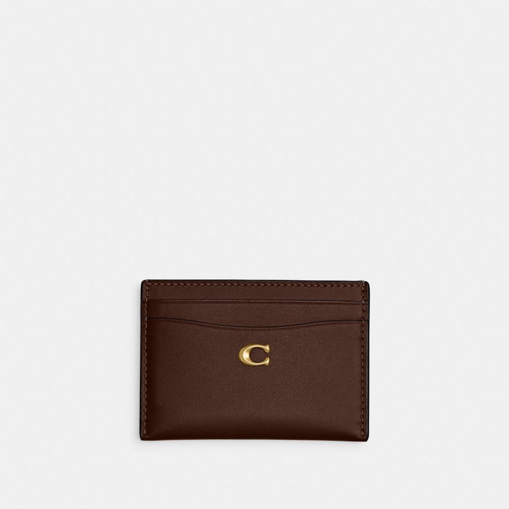 Coach Essential Card Case Chocolate | COH865661