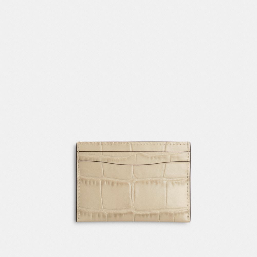 Coach Essential Card Case Plateadas Blancas | COH865547