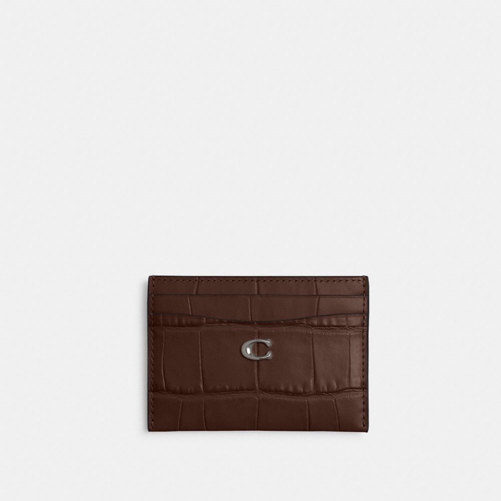 Coach Essential Card Case Plateadas | COH865535