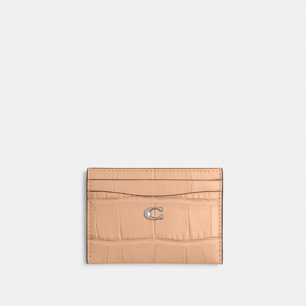 Coach Essential Card Case Plateadas | COH865569