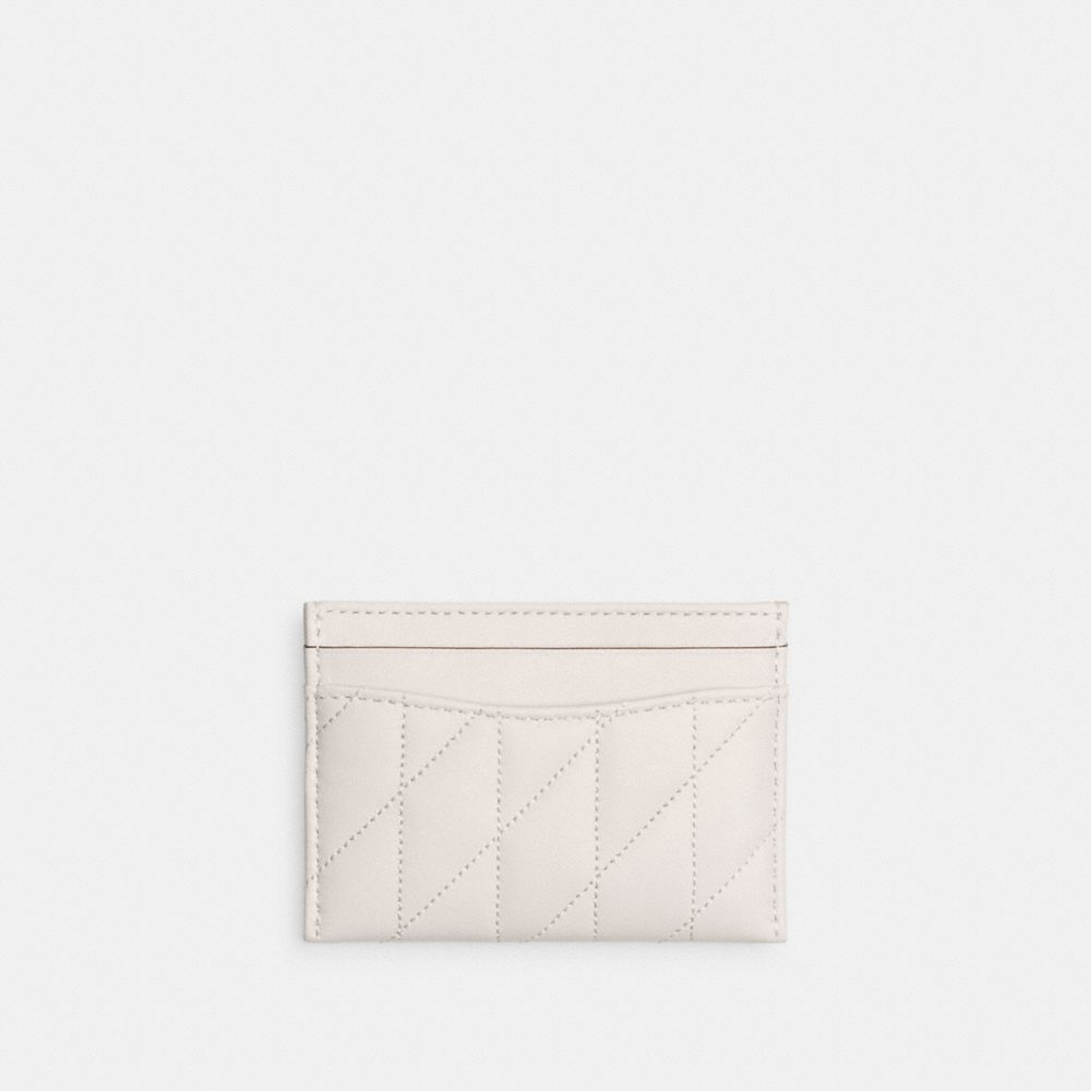 Coach Essential Card Case With Pillow Quilting Blancas | COH865609