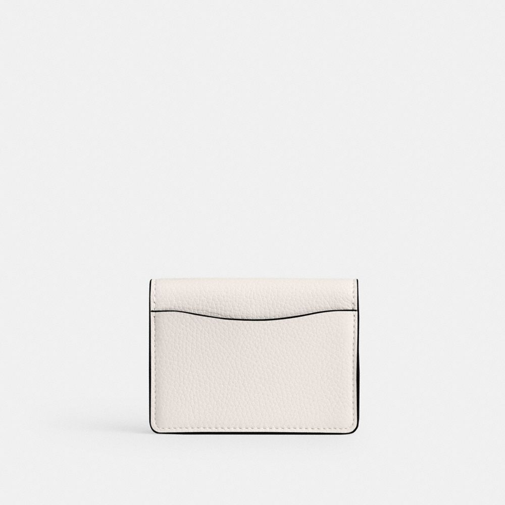 Coach Essential Half Flap Card Case Blancas | COH865579