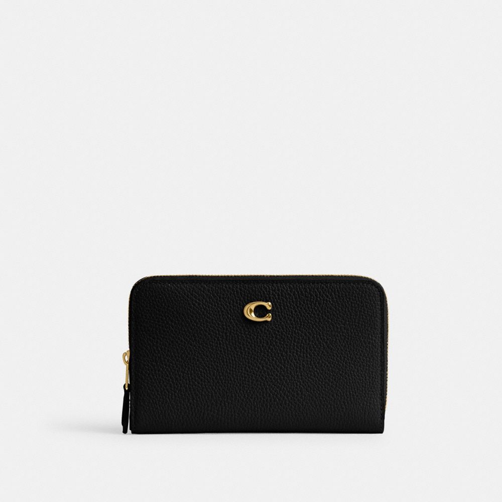 Coach Essential Medium Zip Around Wallet Negras | COH865509