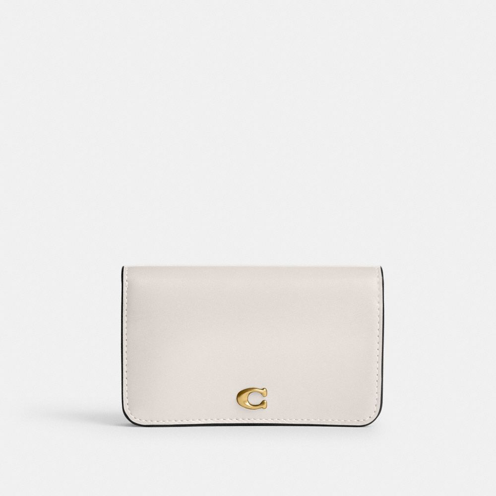 Coach Essential Slim Card Case Blancas | COH865492