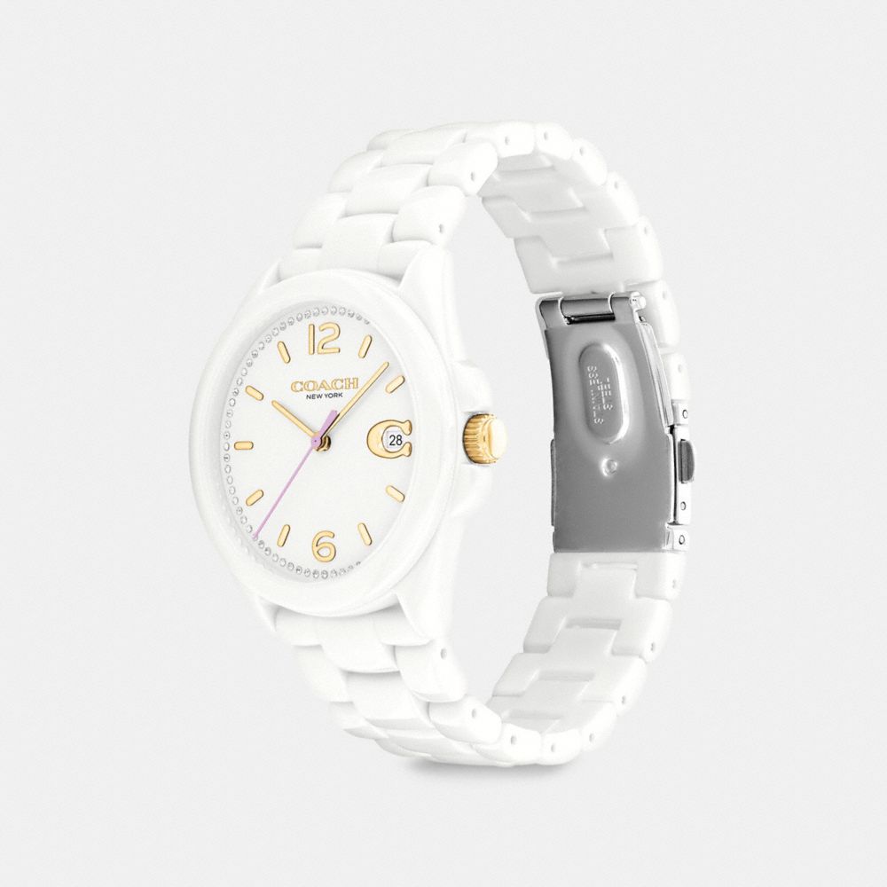 Coach Greyson Watch, 36 Mm Blancas | COH866261