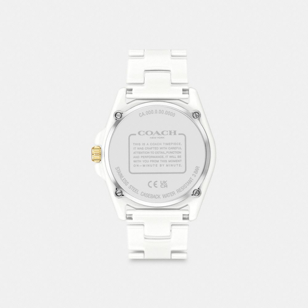 Coach Greyson Watch, 36 Mm Blancas | COH866261