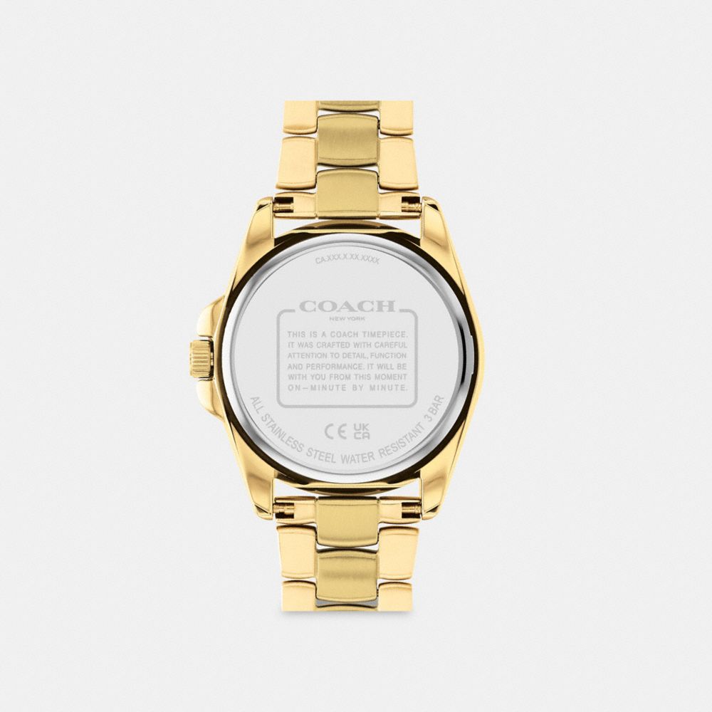 Coach Greyson Watch, 36 Mm Doradas | COH866254