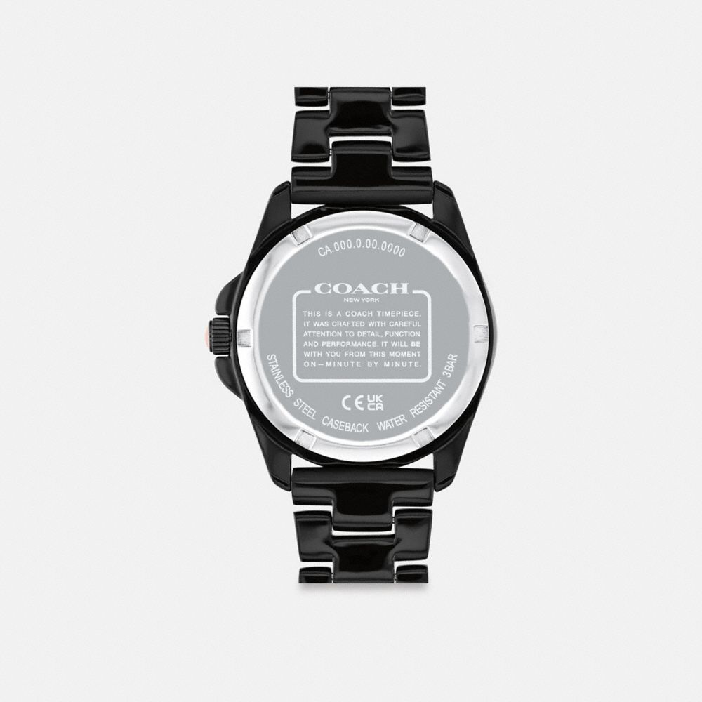 Coach Greyson Watch, 36 Mm Negras | COH866266