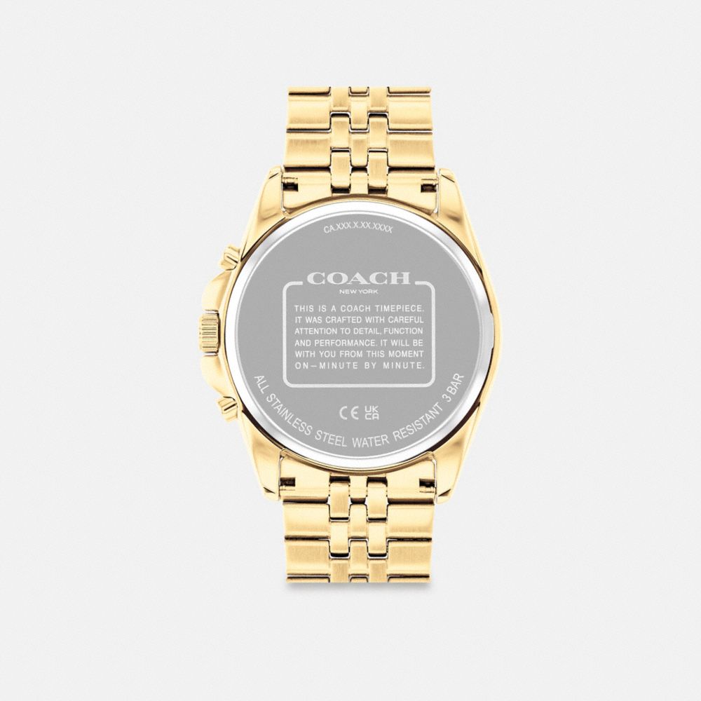 Coach Greyson Watch, 43 Mm Doradas | COH866981