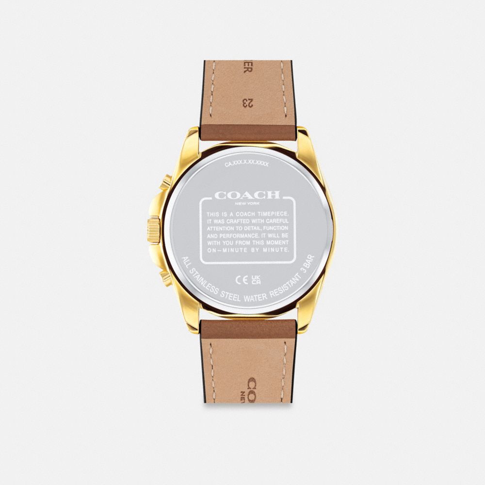 Coach Greyson Watch, 43 Mm Marrones | COH866255