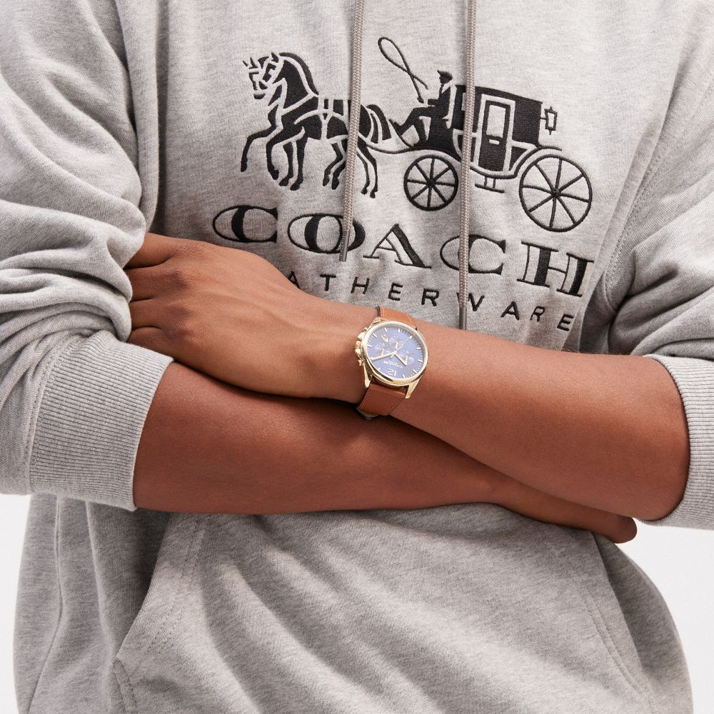 Coach Greyson Watch, 43 Mm Marrones | COH866255