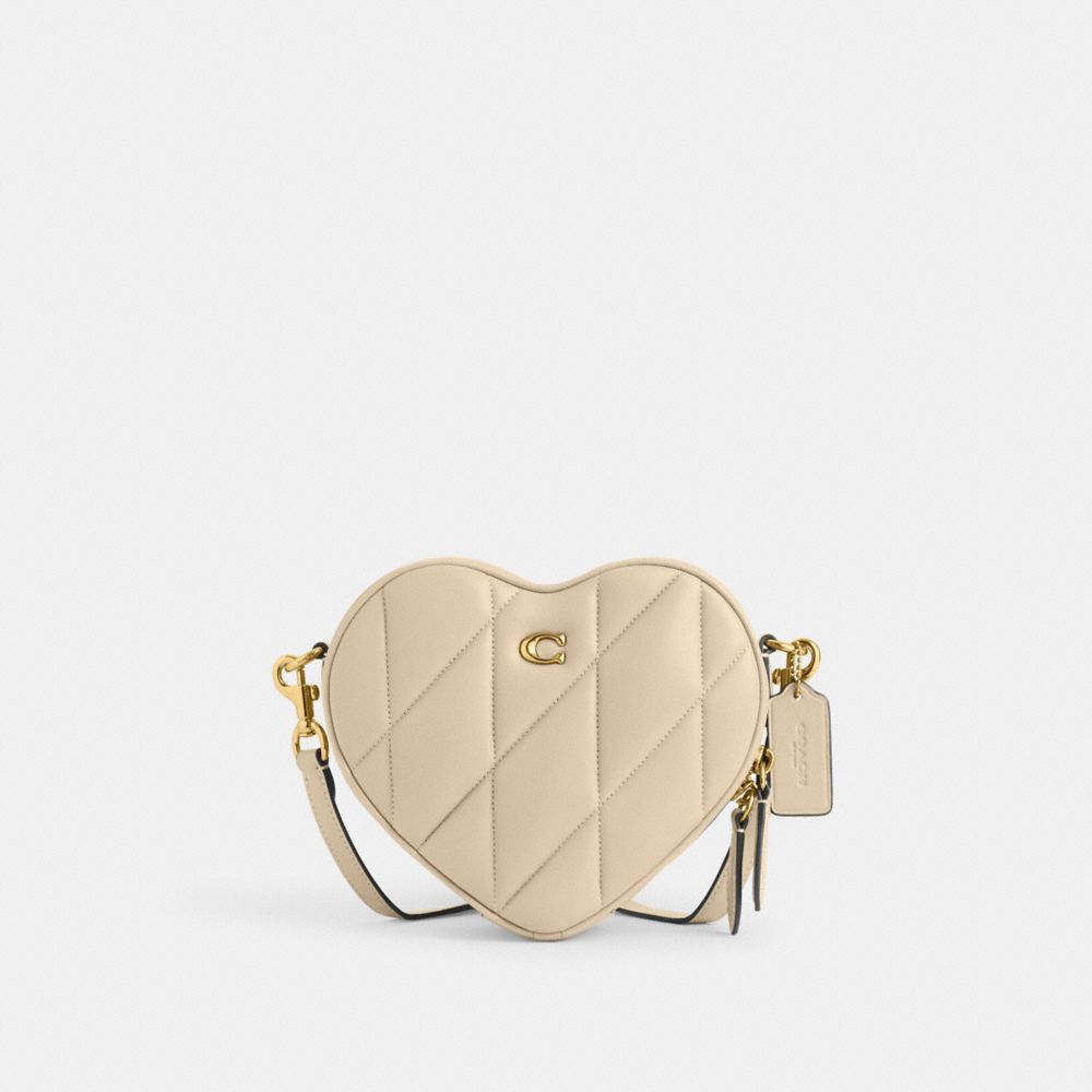 Coach Heart Crossbody Bag With Quilting Blancas | COH864836