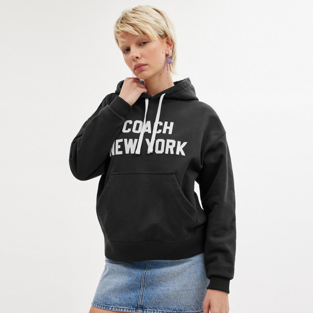 Coach Hoodie Sweatshirt Negras | COH866905