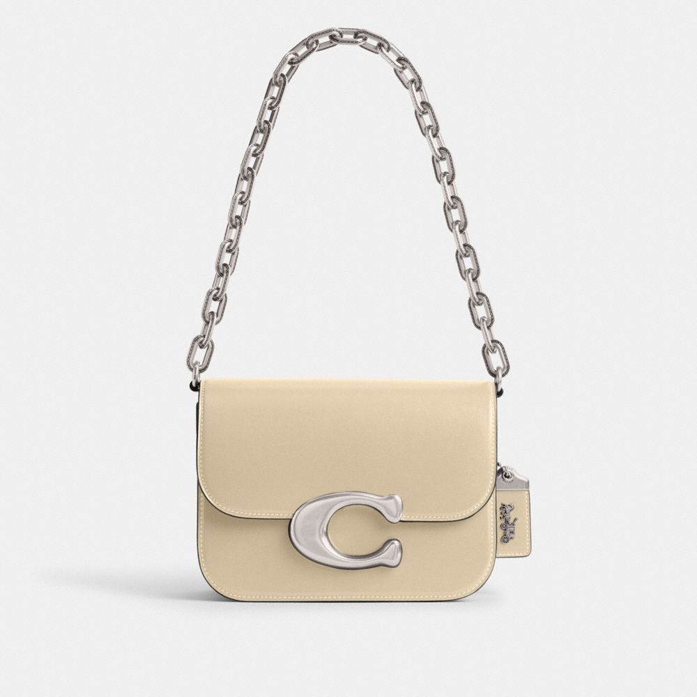 Coach Idol Bag Plateadas Blancas | COH864812