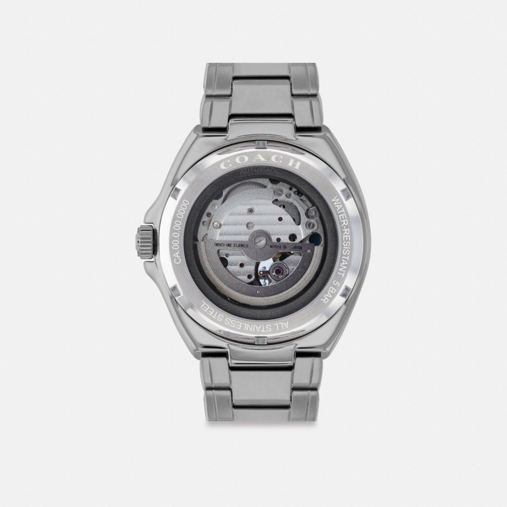 Coach Jackson Automatic Watch, 45 Mm Gris Azules | COH866962