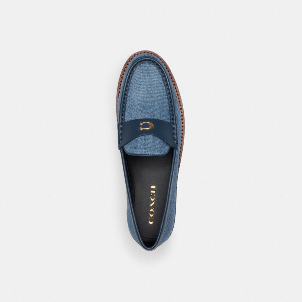 Coach Jolene Loafer Indigo Azules | COH865791