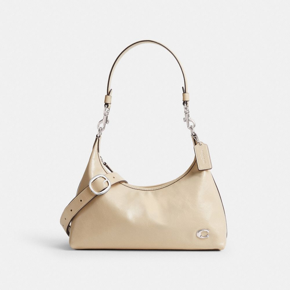 Coach Juliet Shoulder Bag Plateadas Blancas | COH864949