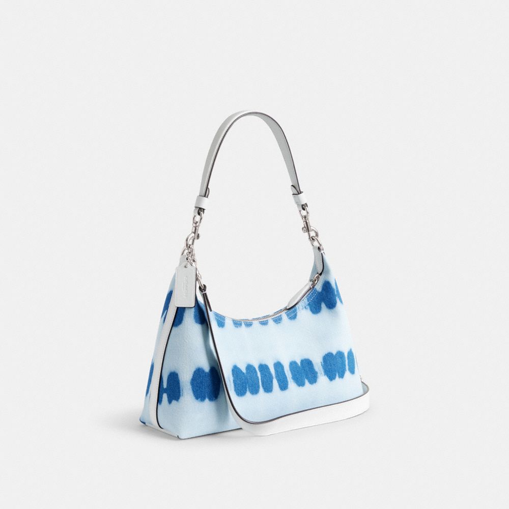 Coach Juliet Shoulder Bag With Tie Dye Plateadas Azules Multicolor | COH864957