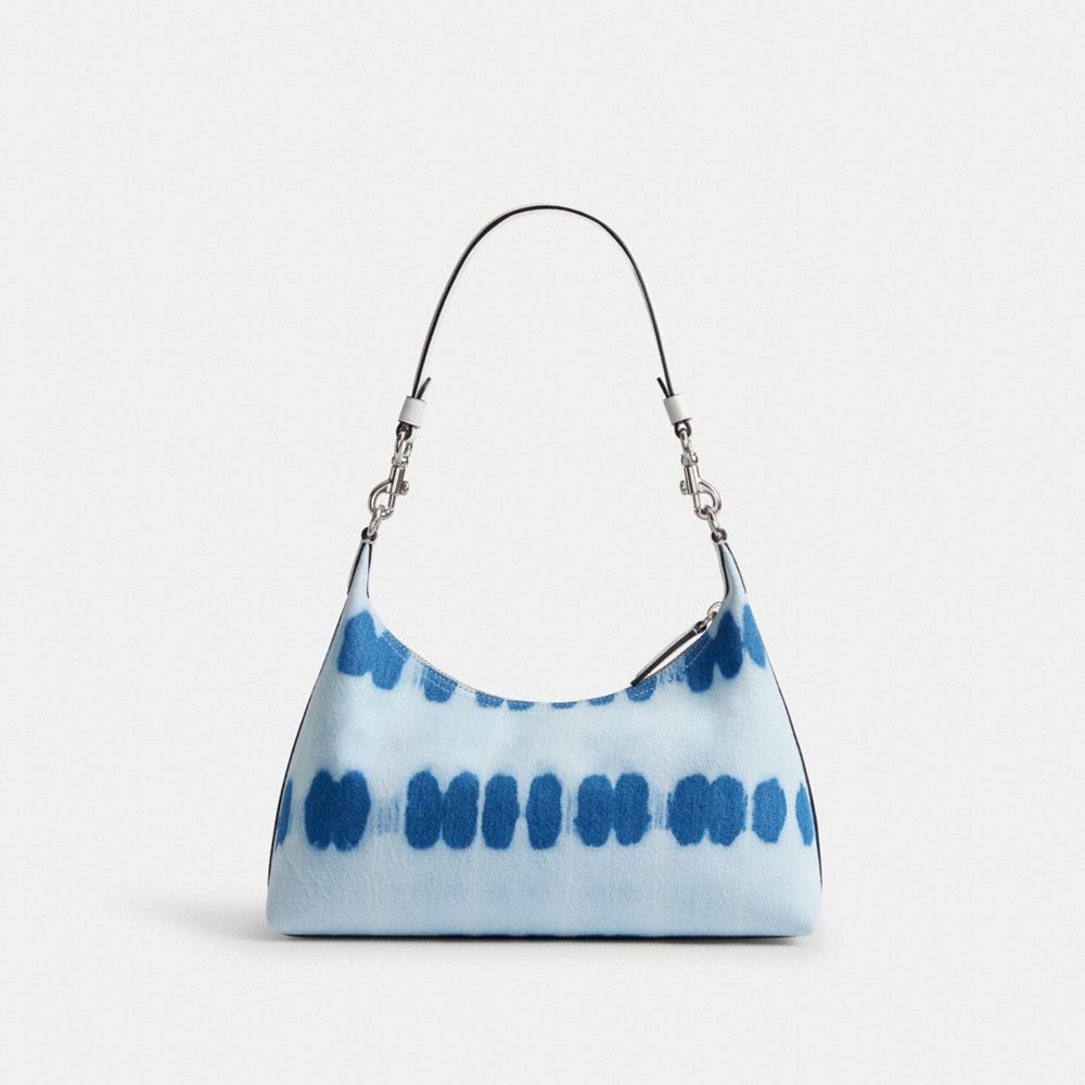 Coach Juliet Shoulder Bag With Tie Dye Plateadas Azules Multicolor | COH864957