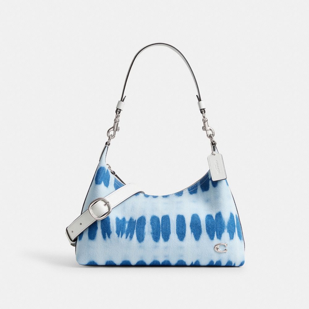 Coach Juliet Shoulder Bag With Tie Dye Plateadas Azules Multicolor | COH864957