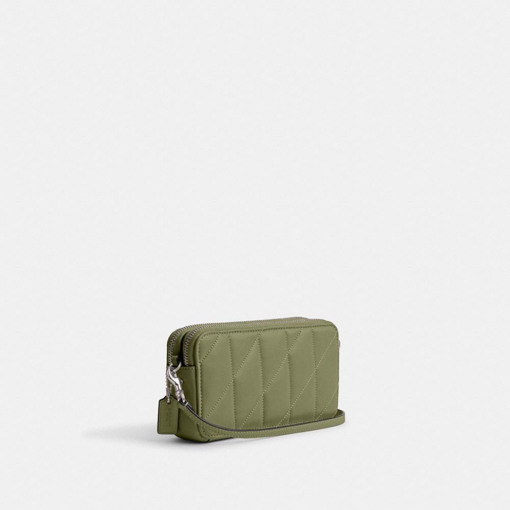 Coach Kira Crossbody Bag With Pillow Quilting Verde Menta | COH865618