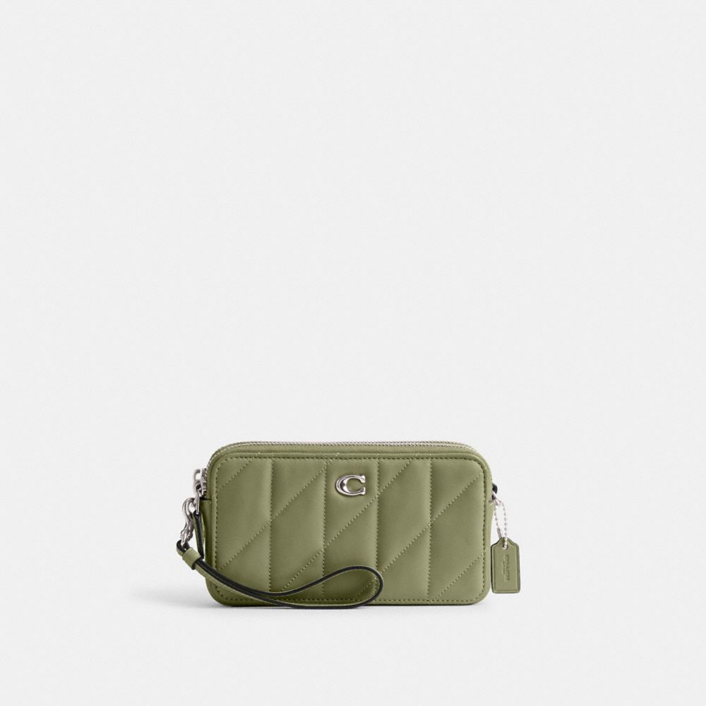 Coach Kira Crossbody Bag With Pillow Quilting Verde Menta | COH865618