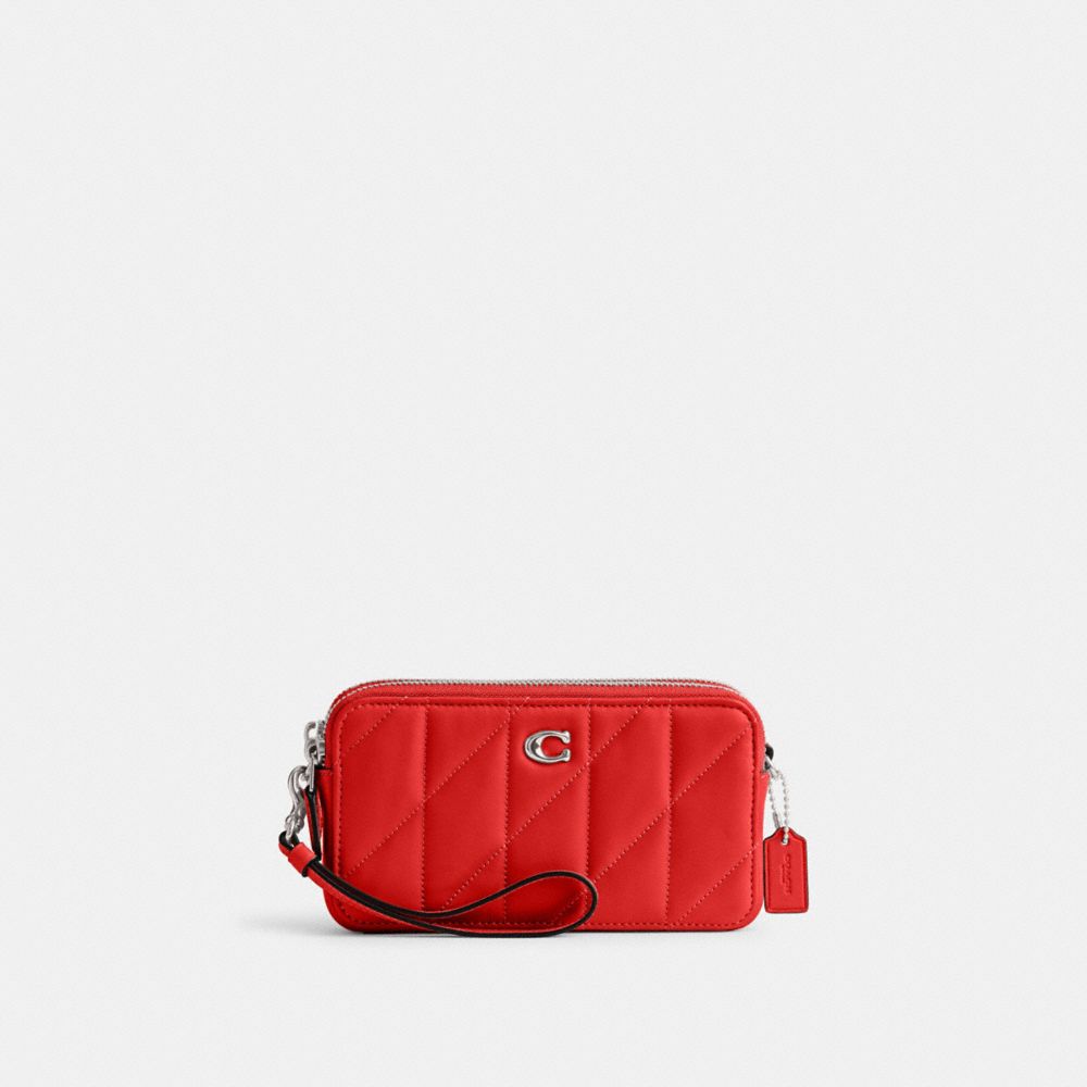 Coach Kira Crossbody Bag With Pillow Quilting Plateadas Rojas | COH865621