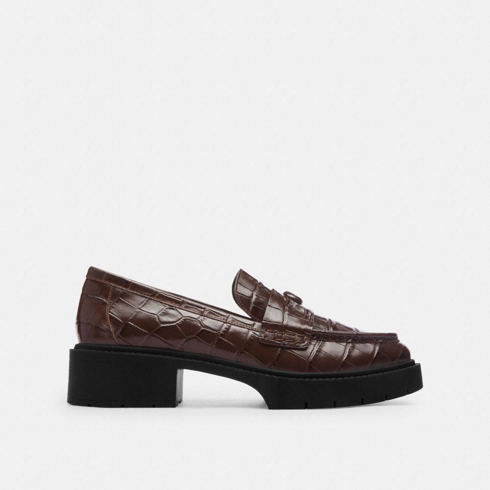 Coach Leah Loafer Chocolate | COH865800